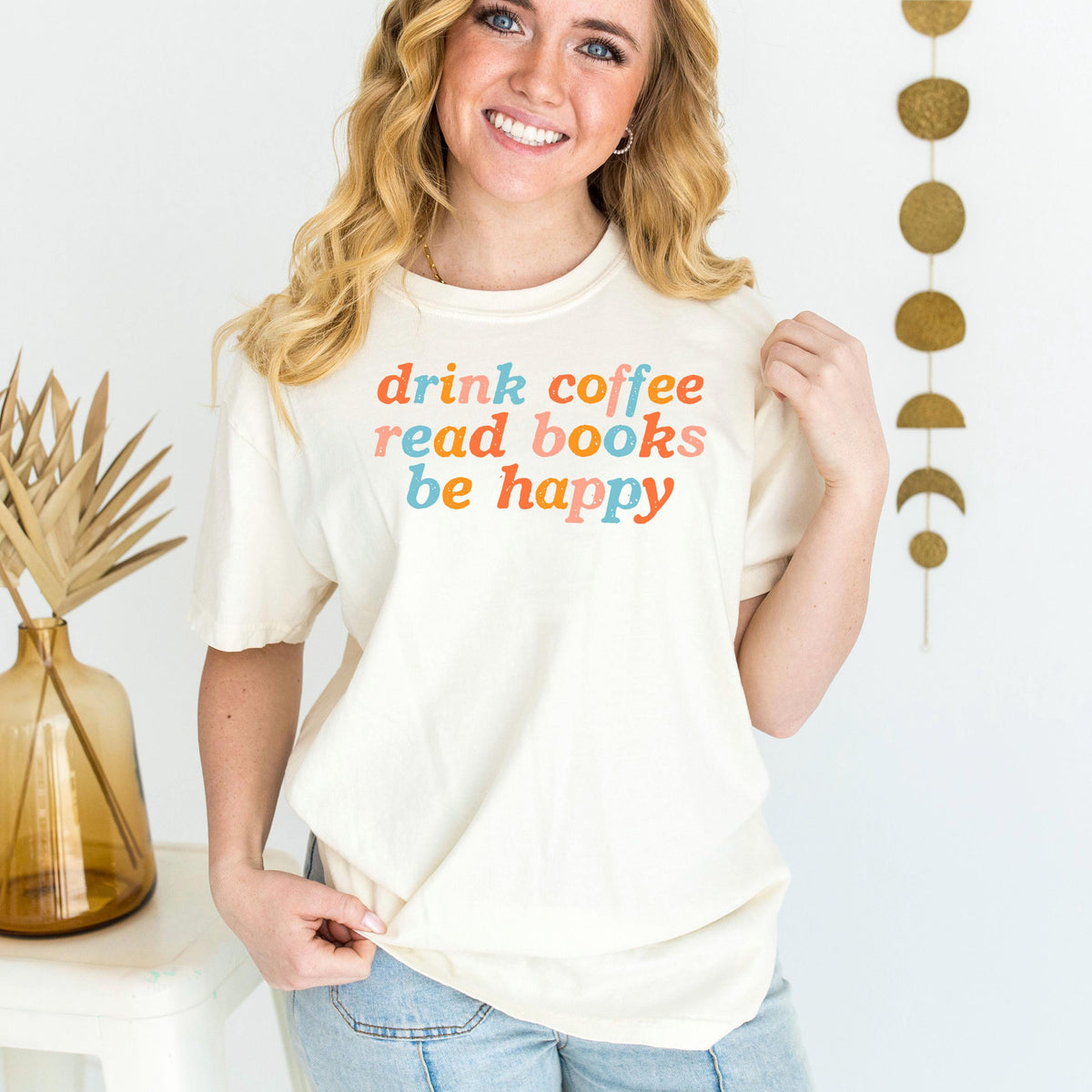Coffee Reading Shirt, Comfort Colors Tee, 100% Cotton Unisex Cozy