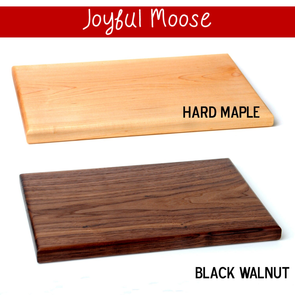 Moose Cutting Board Walnut or Maple