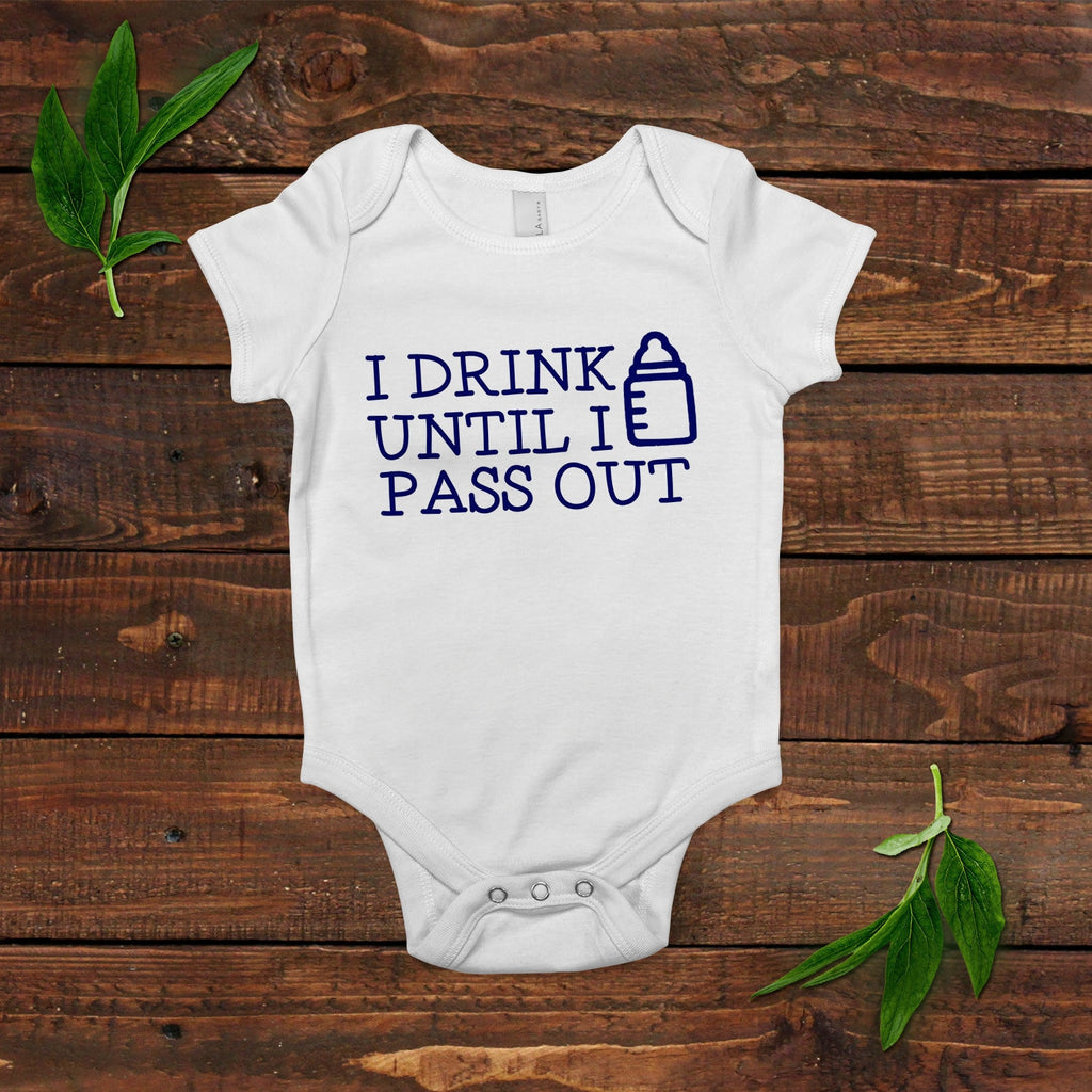 Funny Baby Boy Shirt - Newborn Baby Boy Gift - New Baby Boy Blue Outfit