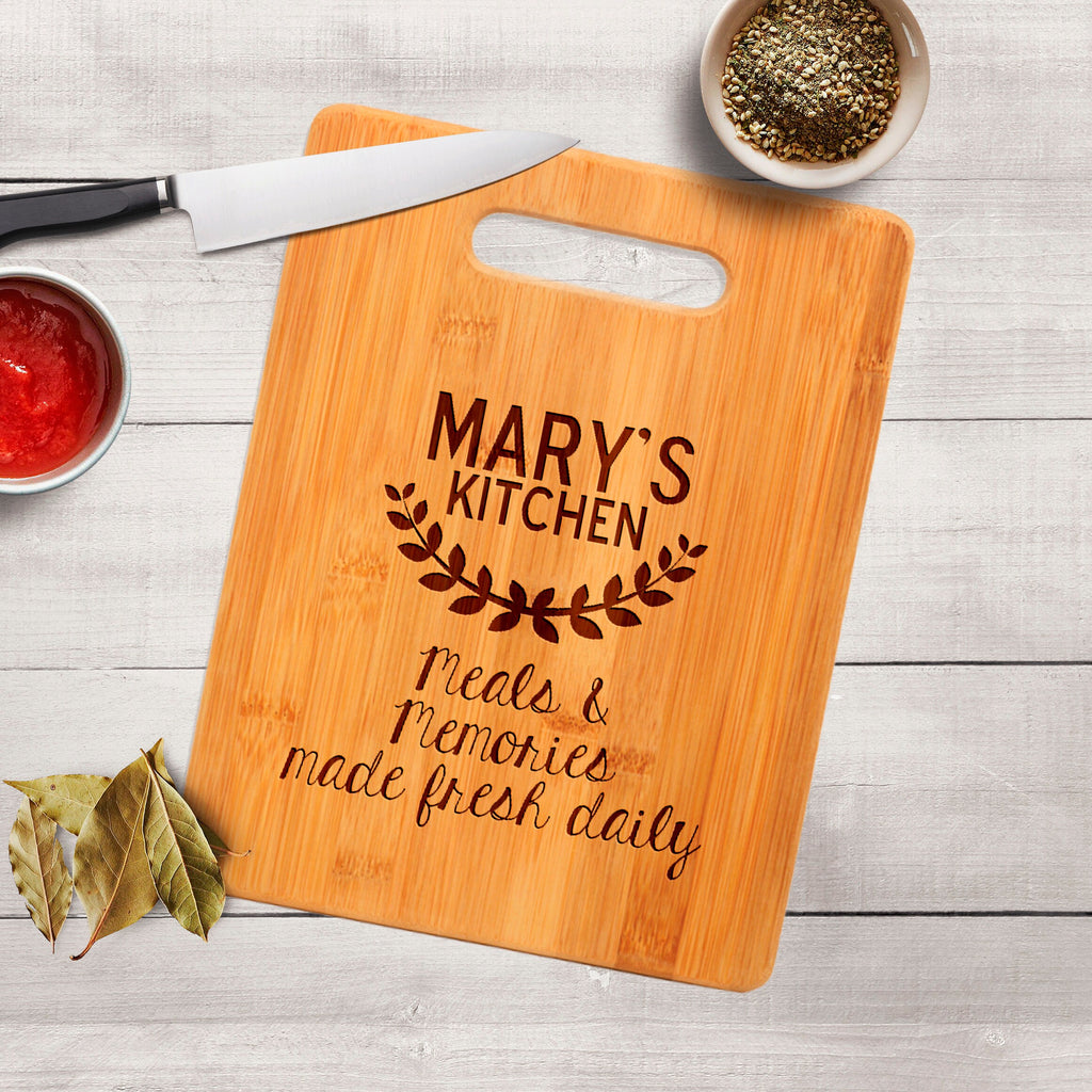 Grandma's Kitchen Cutting Board - Personalized Mother's Day Gift for Her, Mom, Nana, Grandmother