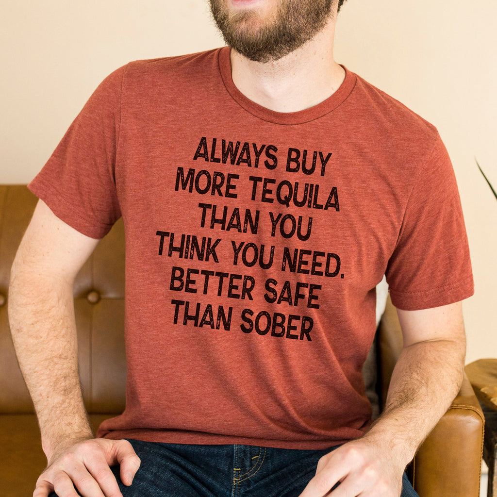 Tequila Shirt gift for him Funny graphic tees