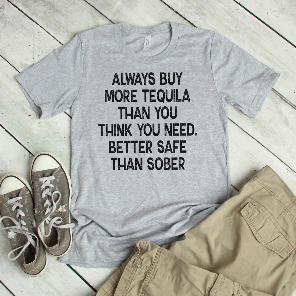 Tequila Shirt gift for him Funny graphic tees