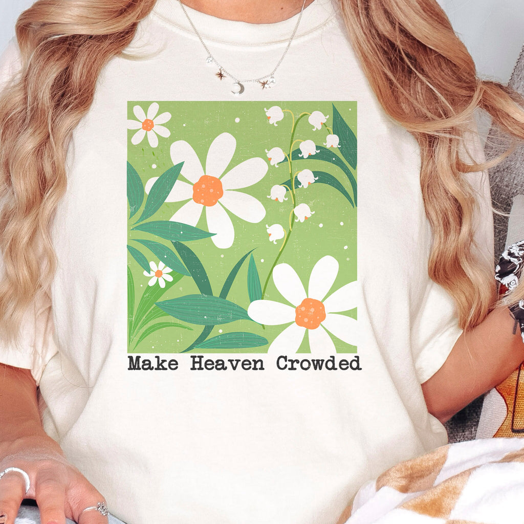 Christian Shirt for Women cute Spring Summer christian shirt trendy christian shirt gift for her Botanical christian womens shirt