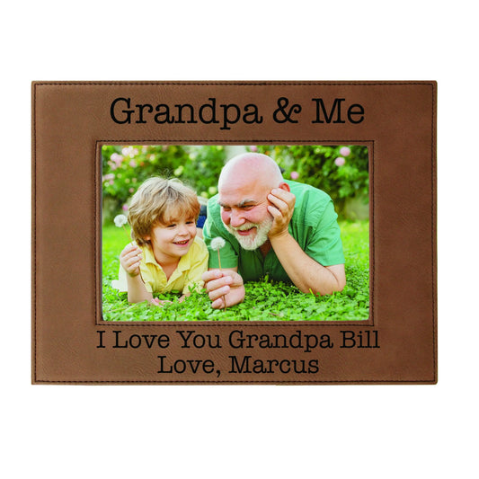 Grandpa & Me Picture Frame - personalized photo frame - Gift for Grandfather