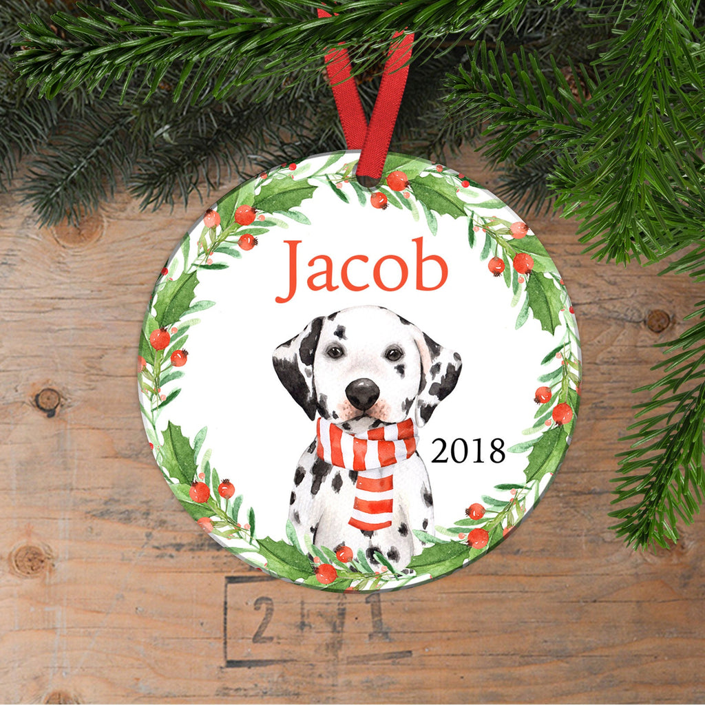 Dog Ornament - personalized dog ornament - Christmas ornament for kids