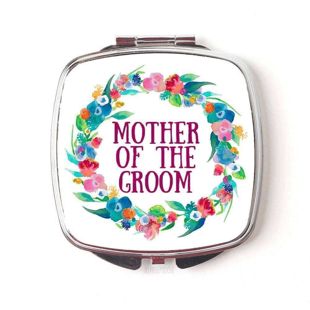 Mother of the Groom Compact Mirror - Wedding Party Accessories