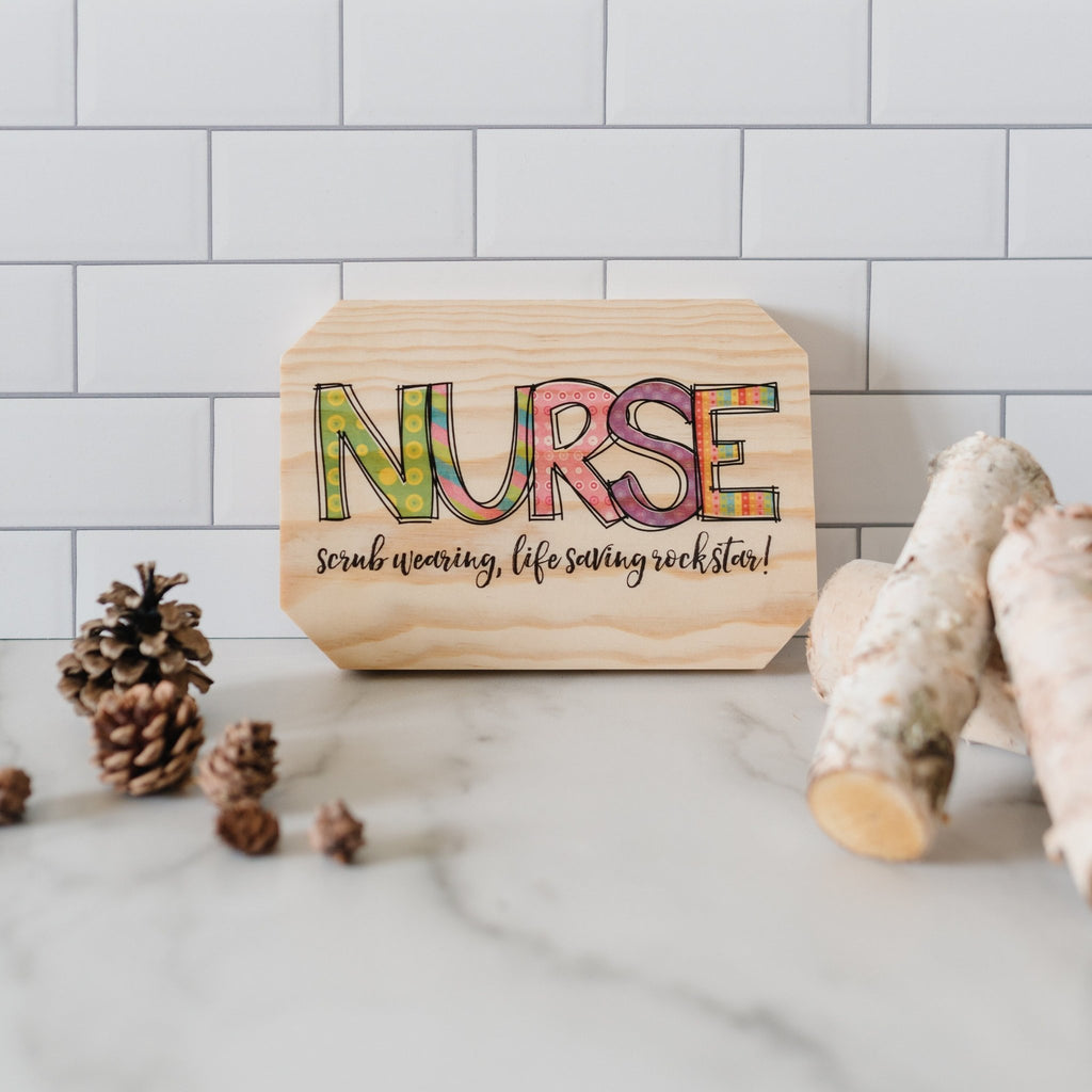 Nurse Definition Sign, nurse graduation gift, Nurse Wood Sign, Decor for Nursing Office, Nurse Appreciation Week Gifts