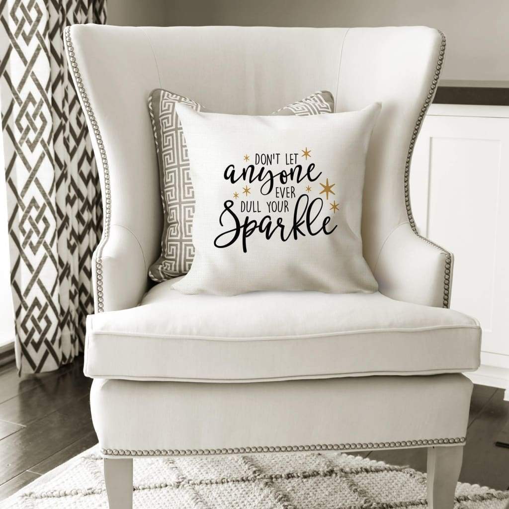 Throw Pillow with words - Motivational Quote Pillow Cover