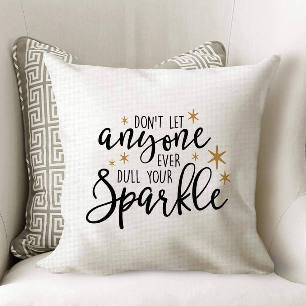 Throw Pillow with words - Motivational Quote Pillow Cover