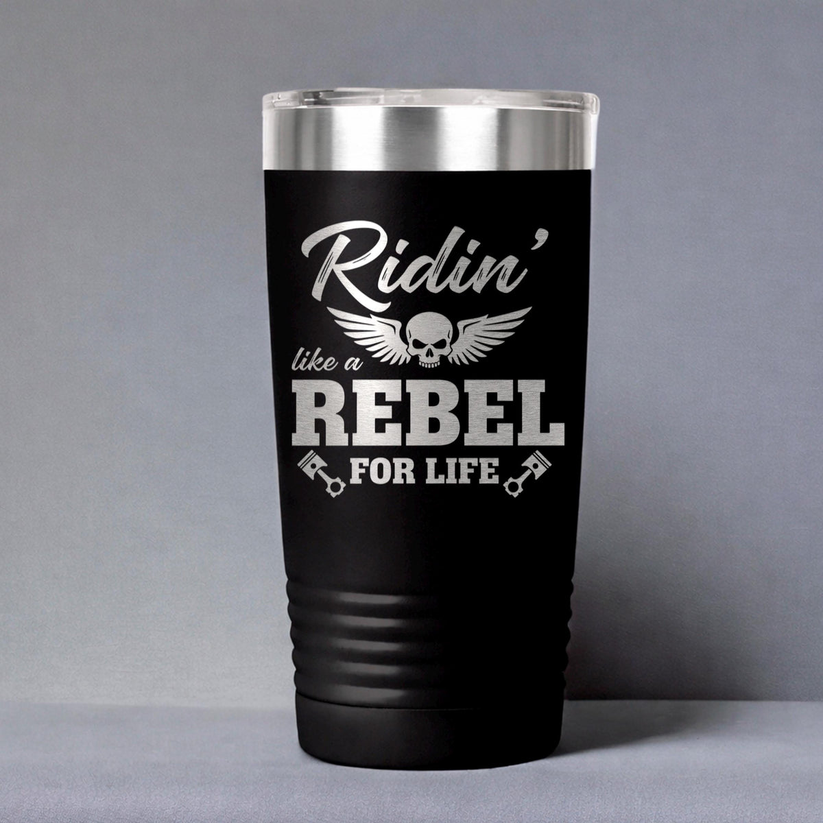 Motorcycle Tumbler Ride Or Die Skeleton, Biker Skull Tumbler For Men, Rider Lover Gift, Motocross Rider Coffee Cup, Motorcycle Design