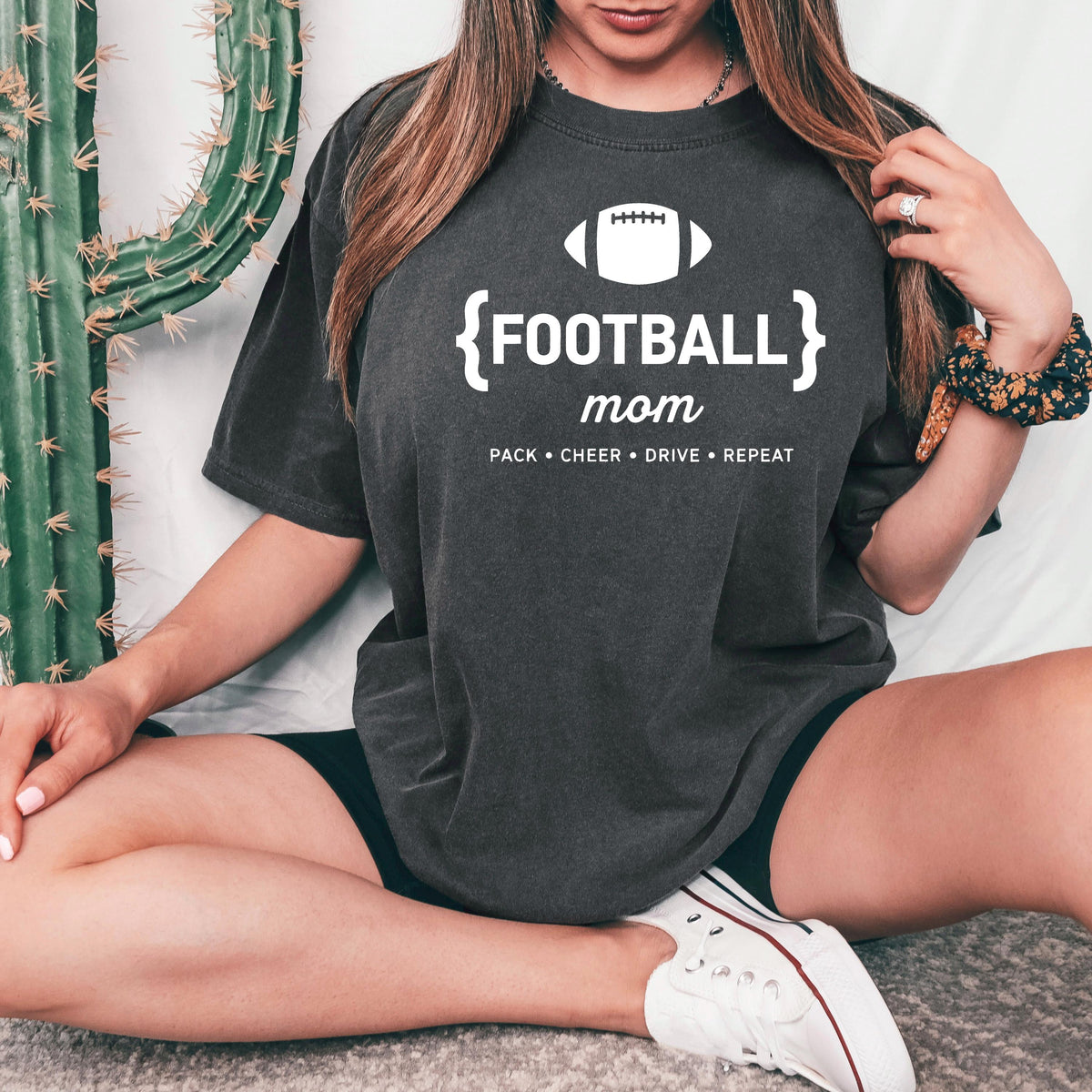 Football Mom Shirt Comfort Colors Tee, Cute Game Day Shirt, Football Mom Gift, Sports Mom Shirt, Football Season Tee, Football Shirt Women