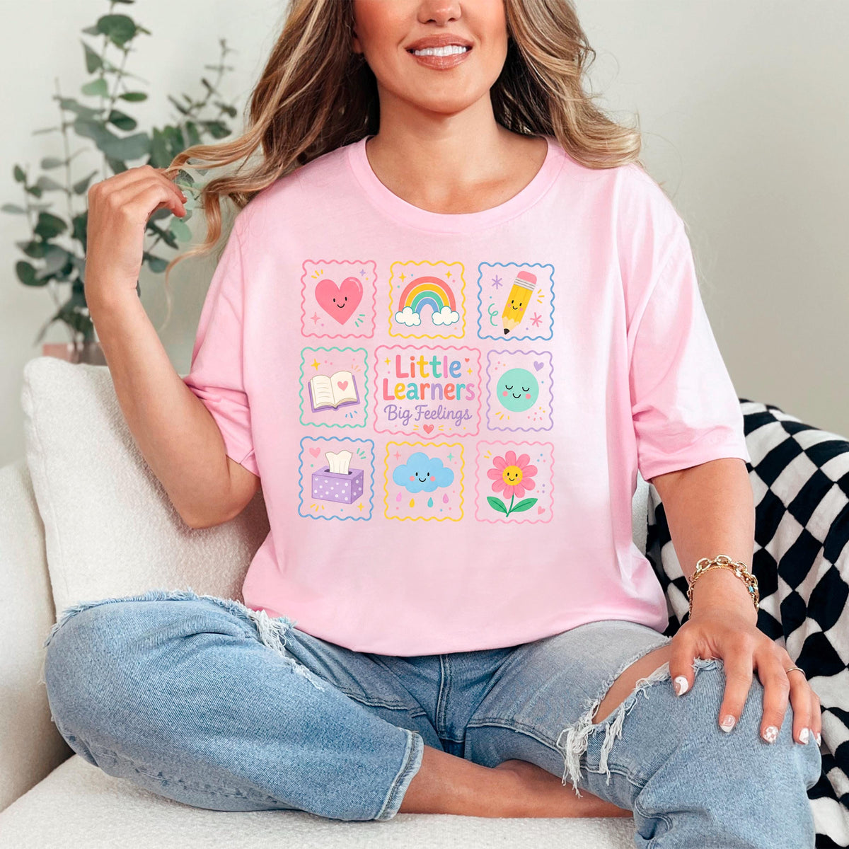 PreK Teacher Shirt, Cute Teacher Shirt, Kindergarten Teacher, Elementary Teacher Tee, Little Learners Big Feelings School Psychologist