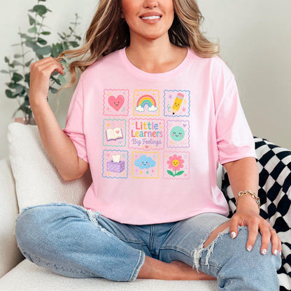 PreK Teacher Shirt, Cute Teacher Shirt, Kindergarten Teacher, Elementary Teacher Tee, Little Learners Big Feelings School Psychologist