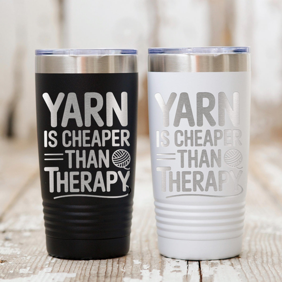 crochet tumbler, Insulated 20oz Stainless Steel Tumbler, Mamacita