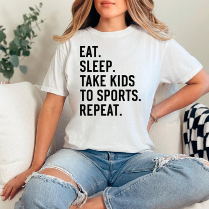 Sports Mom Graphic Tee – Soft Cotton Comfort Shirt for Parenting Hustle