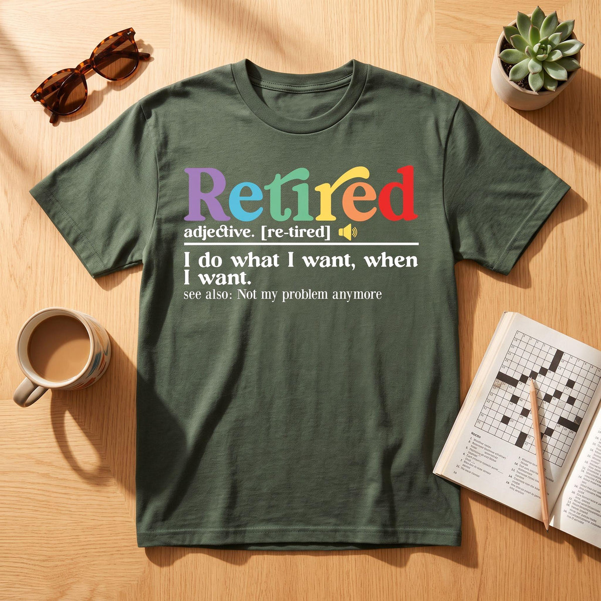 Retired Definition Shirt, Funny Retirement Gift, Comfort Colors Tee, Retirement Party Shirt, Happy Retirement, New Retiree Gift