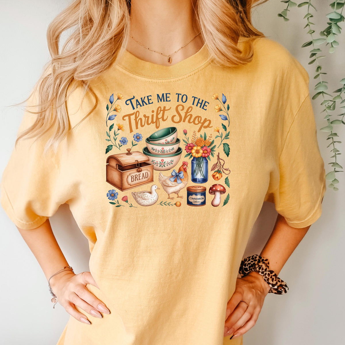 Thrift Store Tee – Comfortable Thrifting Shirt | Soft Garment Dyed Vintage Top