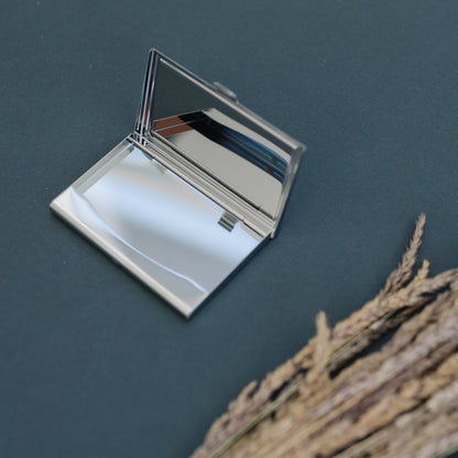 Engraved Bamboo Card Holder – Personalized Wood Business Case, Gift for Professionals