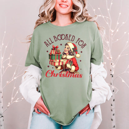 Christmas Graphic Tee – Vintage Christmas Shirt With Soft Washed Cotton Comfort