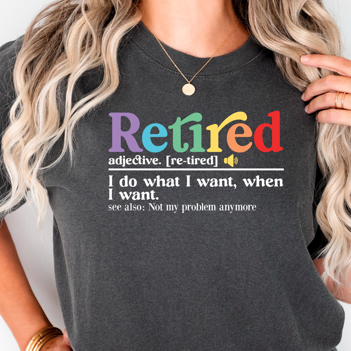 Retired Definition Shirt, Funny Retirement Gift, Comfort Colors Tee, Retirement Party Shirt, Happy Retirement, New Retiree Gift