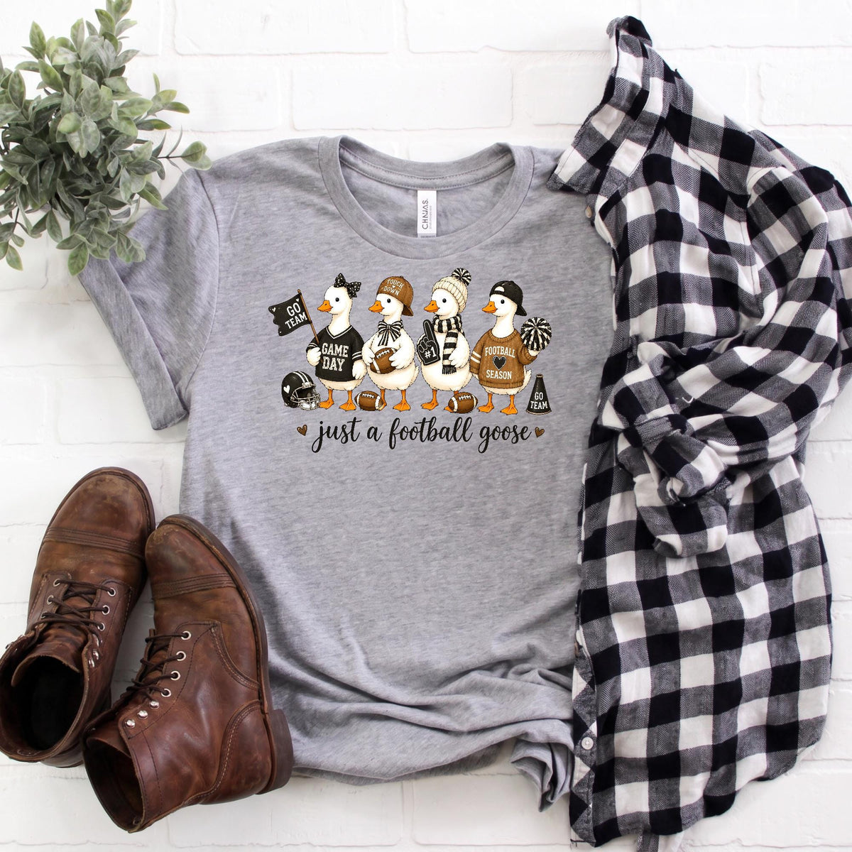 Football Goose Shirt, Bella Canvas Unisex Tee, Funny Gameday Mom!