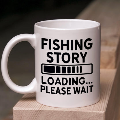 Funny Fishing Mug, 11oz & 15oz Ceramic, Funny Fishing Gift for Dad!