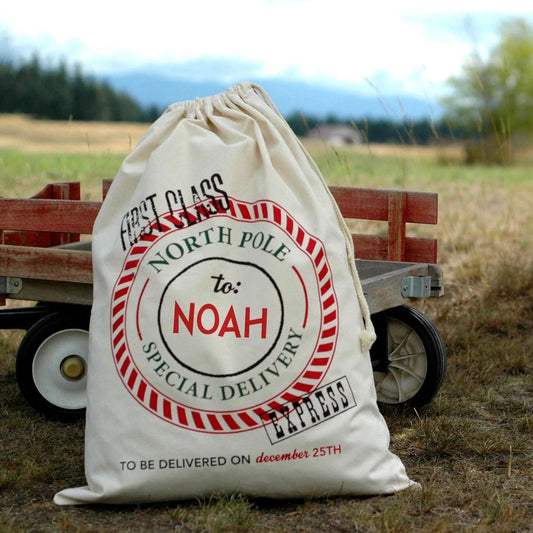 Santa Bag - Personalized Santa Bags - Custom Santa Bag