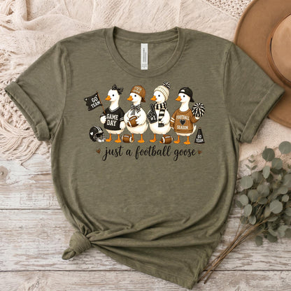 Football Goose Shirt, Bella Canvas Unisex Tee, Funny Gameday Mom!