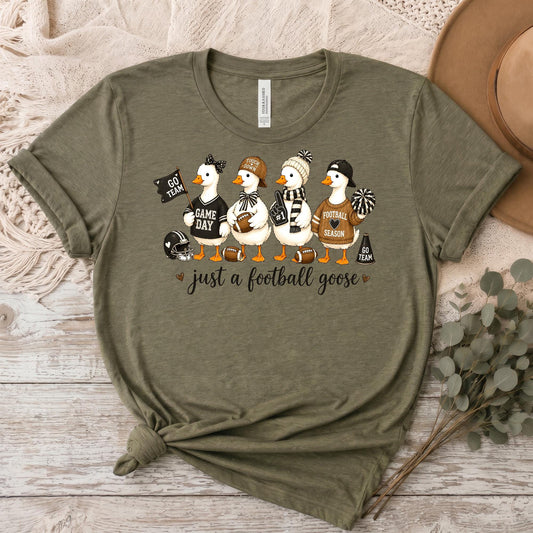 Football Goose Shirt, Bella Canvas Unisex Tee, Funny Gameday Mom!