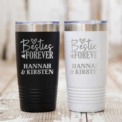 Personalized Travel Tumbler – Custom Friendship Gift | Double Wall Insulated Mug