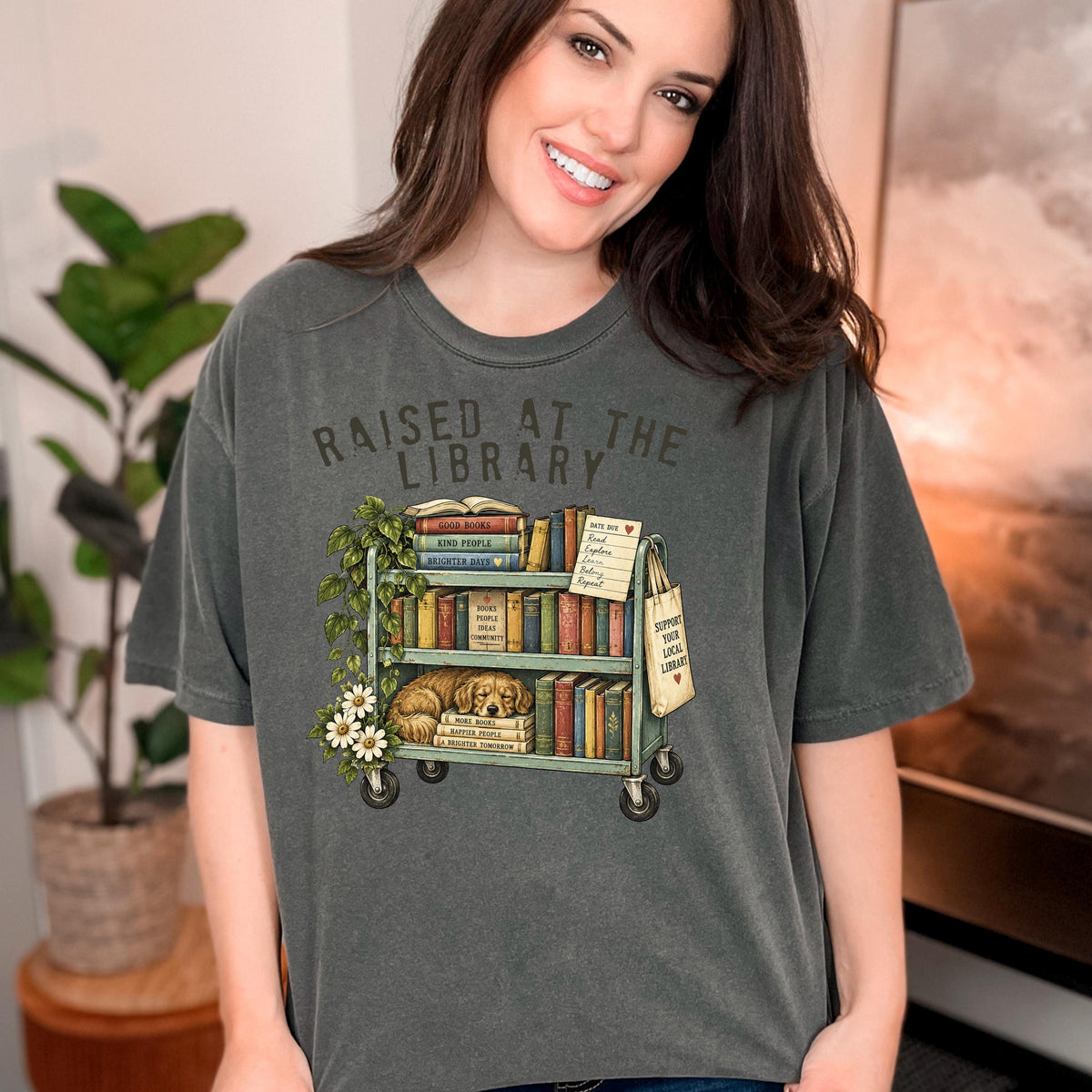 Raised At The Library Shirt, Public Library Tee, Book Lover Librarian Gift, Support Your Local Library Shirt, Bookworm Book Club Top