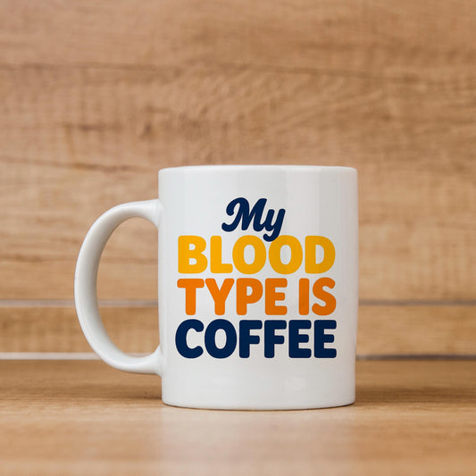 Funny Coffee Mug | Microwave Safe Ceramic Coffee Cup – Gift for Caffeine Addicts