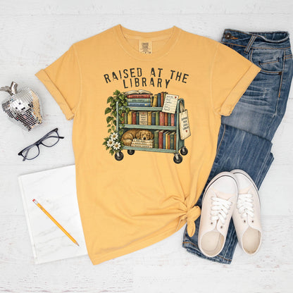 Raised At The Library Shirt, Public Library Tee, Book Lover Librarian Gift, Support Your Local Library Shirt, Bookworm Book Club Top