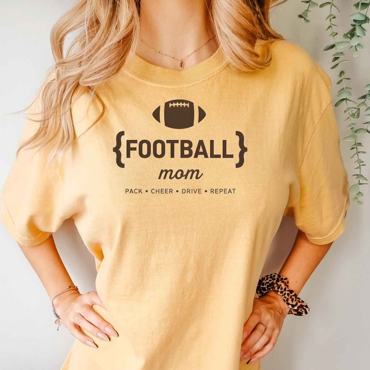 Football Mom Shirt Comfort Colors Tee, Cute Game Day Shirt, Football Mom Gift, Sports Mom Shirt, Football Season Tee, Football Shirt Women