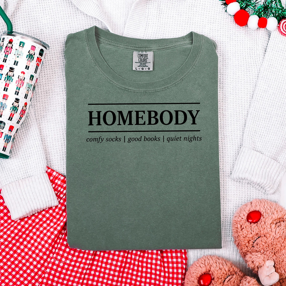Homebody Shirt', Introvert Book Lover Tee, Comfort Colors Red Soft