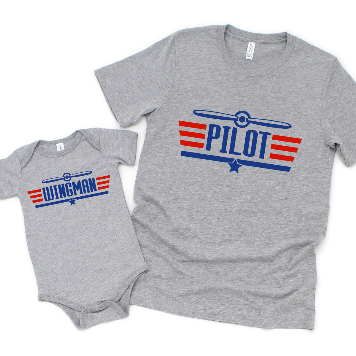 Pilot Wingman Shirts – Matching Family Shirts | Father Son Aviation Tees