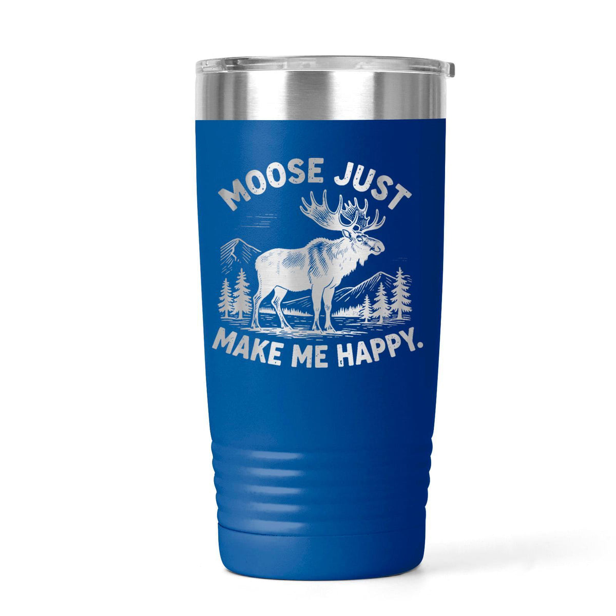 Personalized Moose Tumbler, 20 Oz. Stainless Insulated Travel Cup