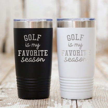 Golf Tumbler - Insulated Travel Mug 20 oz | Double Wall Stainless Steel Cup