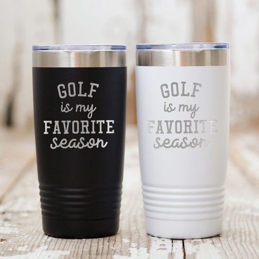 Golf Tumbler - Insulated Travel Mug 20 oz | Double Wall Stainless Steel Cup