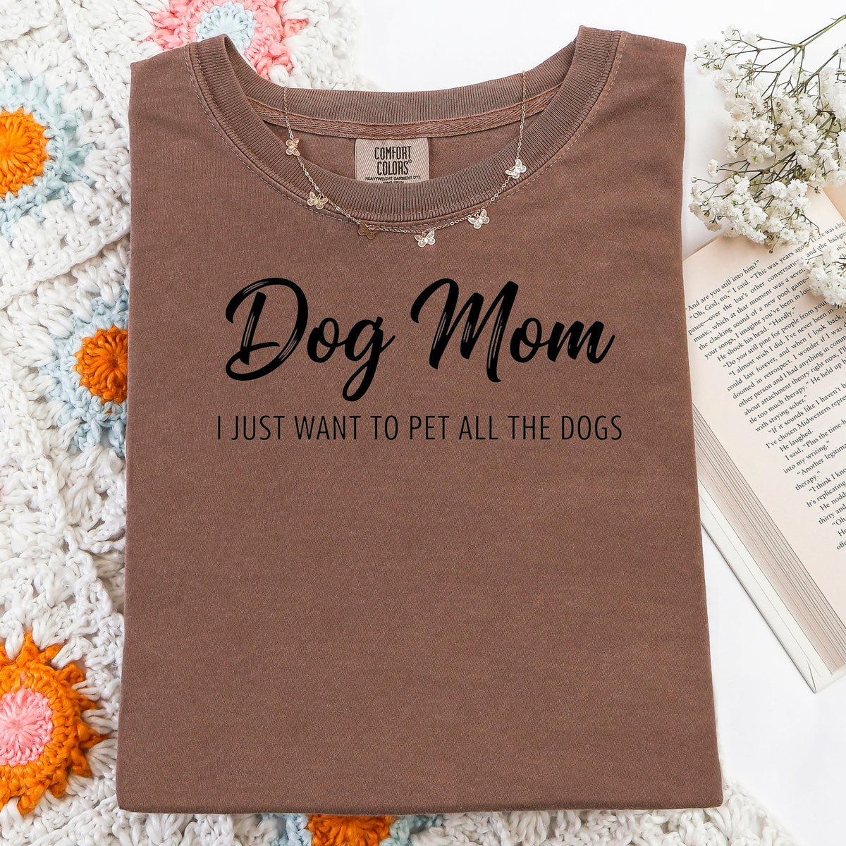 Dog Mom Shirt, I Just Want To Pet All The Dogs Tee, Funny Dog Lover Gift, Cute Dog Lady Shirt, Dog Mom Era Rescue Dog Mama Top
