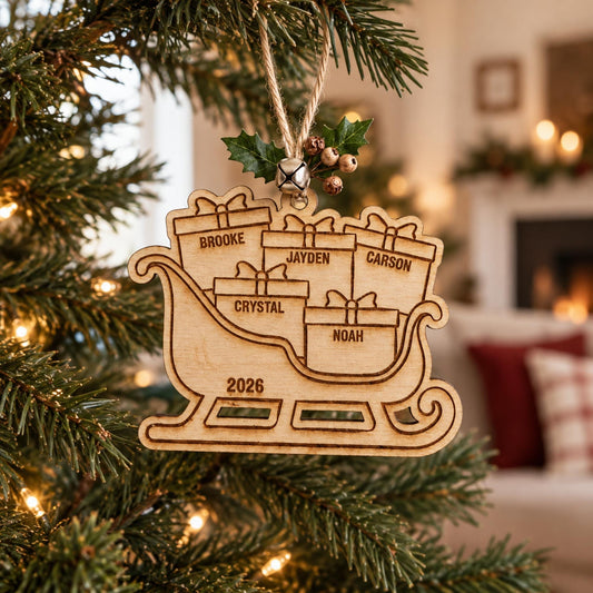 Personalized Sleigh Ornament