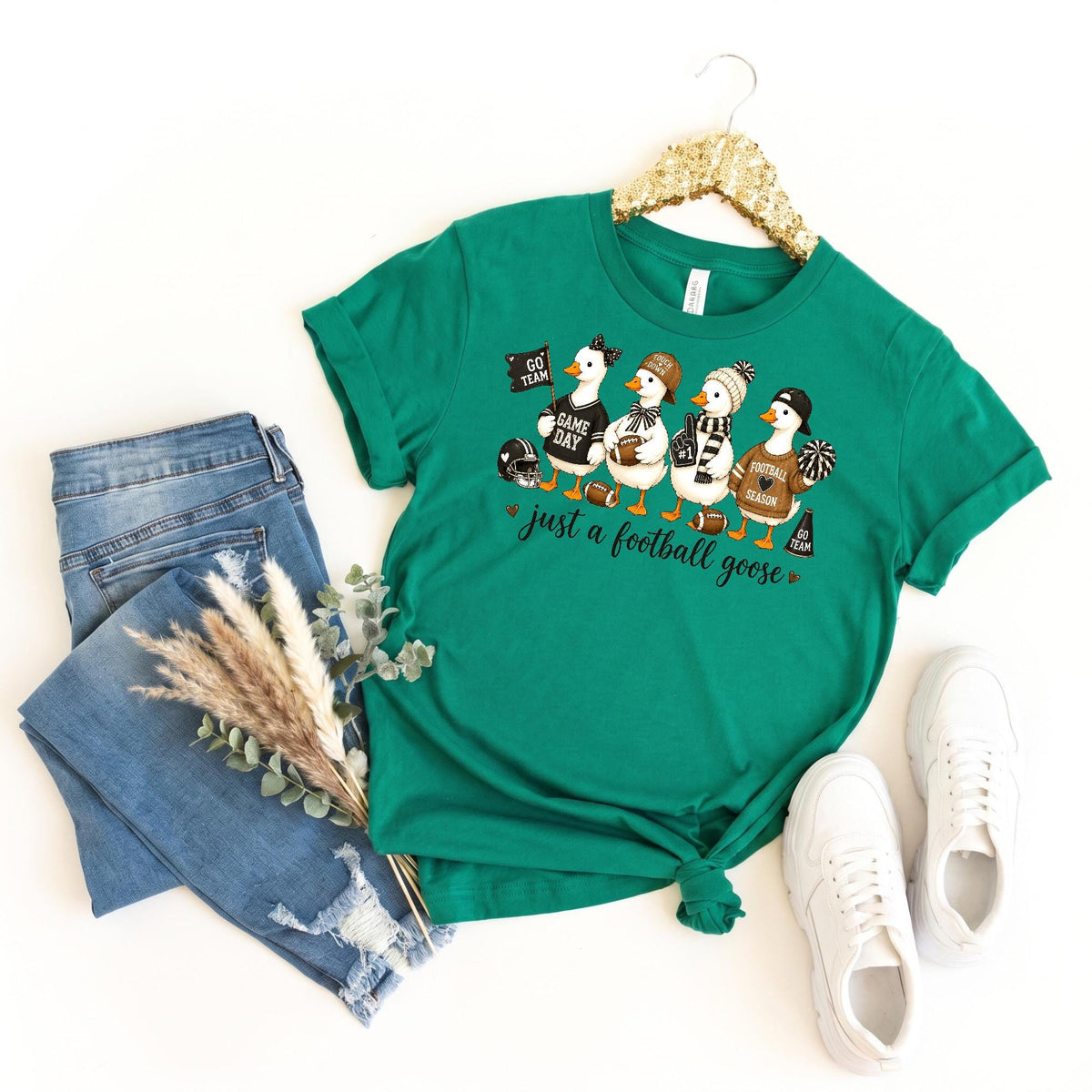 Football Goose Shirt, Bella Canvas Unisex Tee, Funny Gameday Mom!