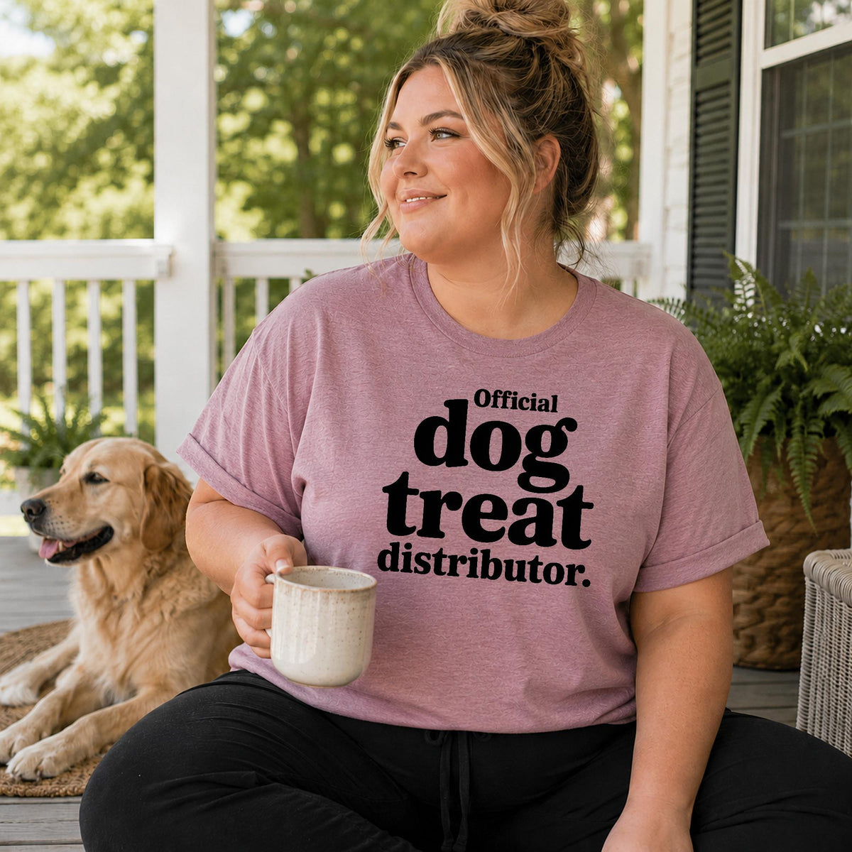 Bella Canvas Tee Funny Dog Shirt For Women, Official Treat Dealer Shirt, Dog Treat Mom Graphic Tee, Dog Owner Gift, Dog Person Gift
