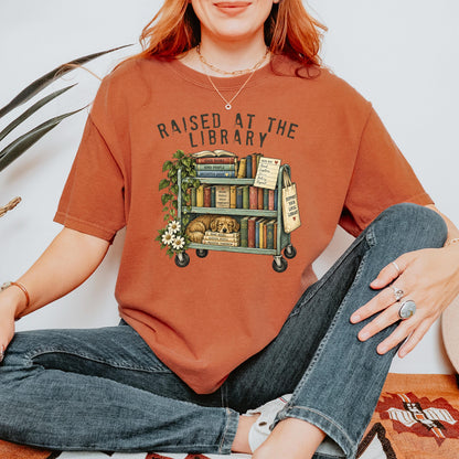 Raised At The Library Shirt, Public Library Tee, Book Lover Librarian Gift, Support Your Local Library Shirt, Bookworm Book Club Top