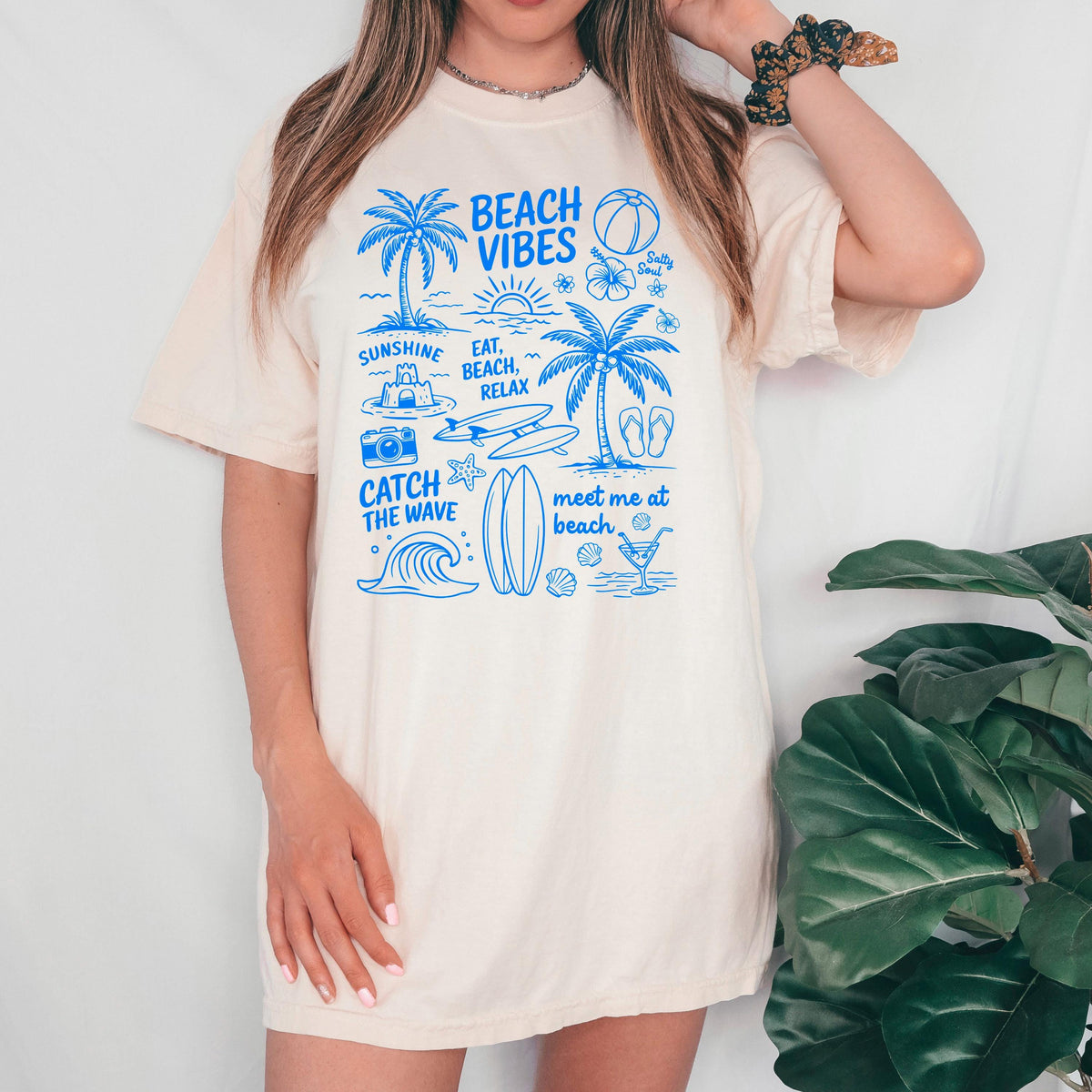 Seashell Shirt Women Comfort Colors Tee, Retro Seashell Shirt, Beachy Shirt Summer Style, Cute Seashell Shirt Ocean Lover Gift
