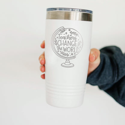 Teachers Coffee Tumbler - Double Wall Mug | Insulated Travel Cup, Durable Reusable Cup