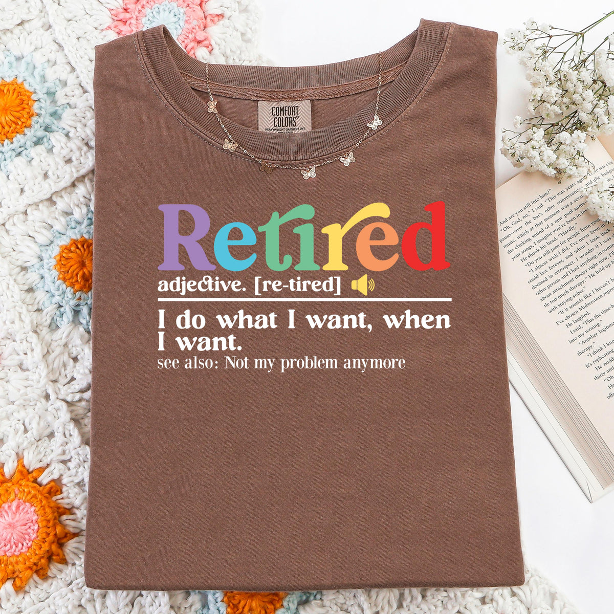 Retired Definition Shirt, Funny Retirement Gift, Comfort Colors Tee, Retirement Party Shirt, Happy Retirement, New Retiree Gift