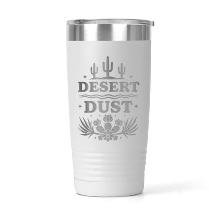 Cactus Tumbler, 20oz Insulated Stainless Steel, Desert Sunset Art