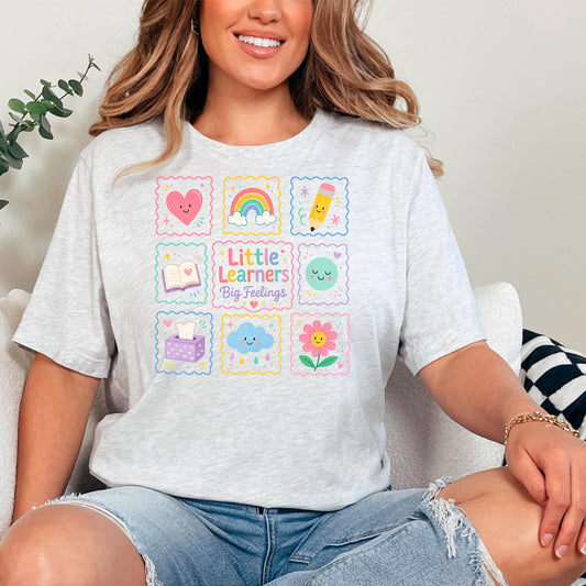 PreK Teacher Shirt, Cute Teacher Shirt, Kindergarten Teacher, Elementary Teacher Tee, Little Learners Big Feelings School Psychologist