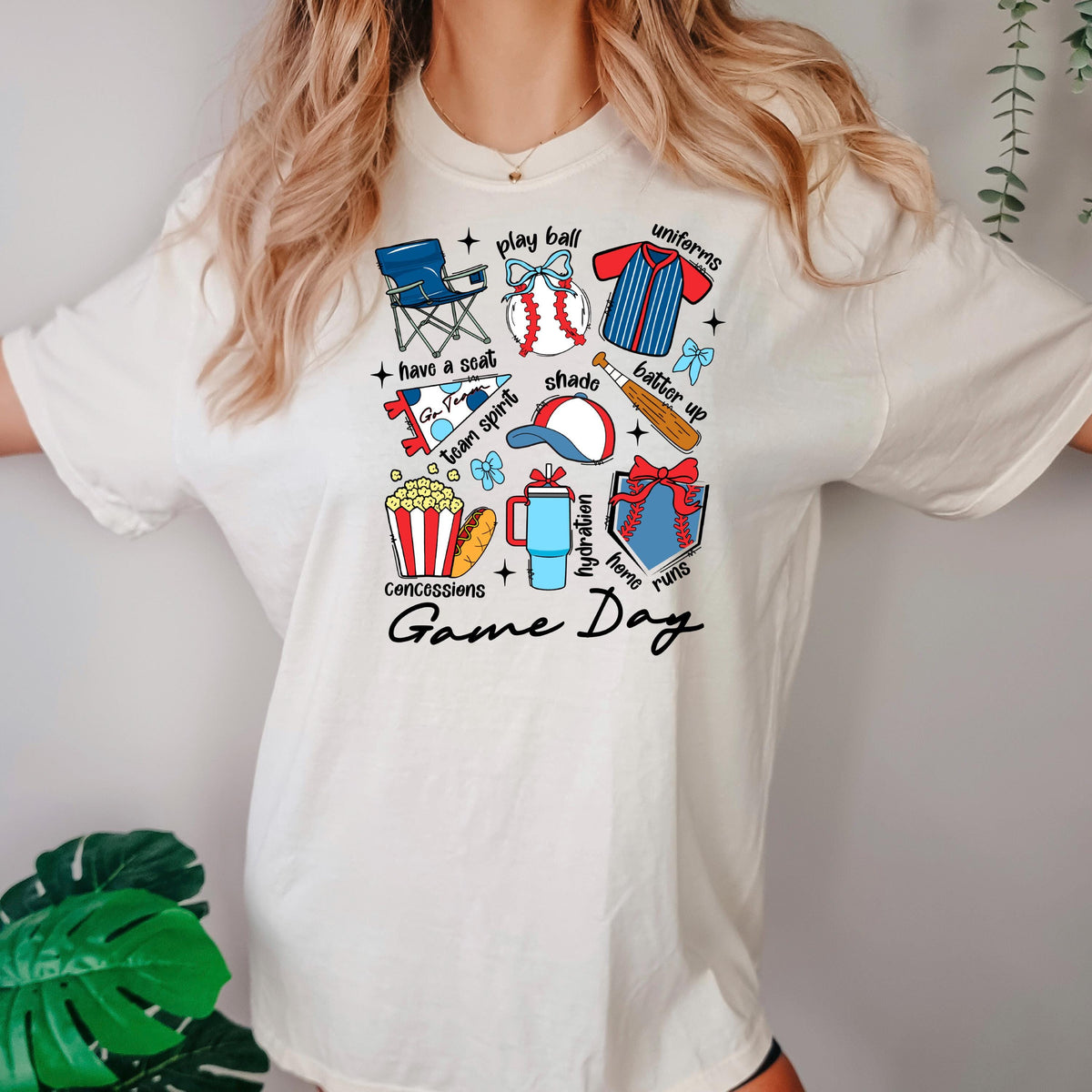 Baseball Graphic Tee – Retro Women's Baseball Shirt With Cute Sports Design